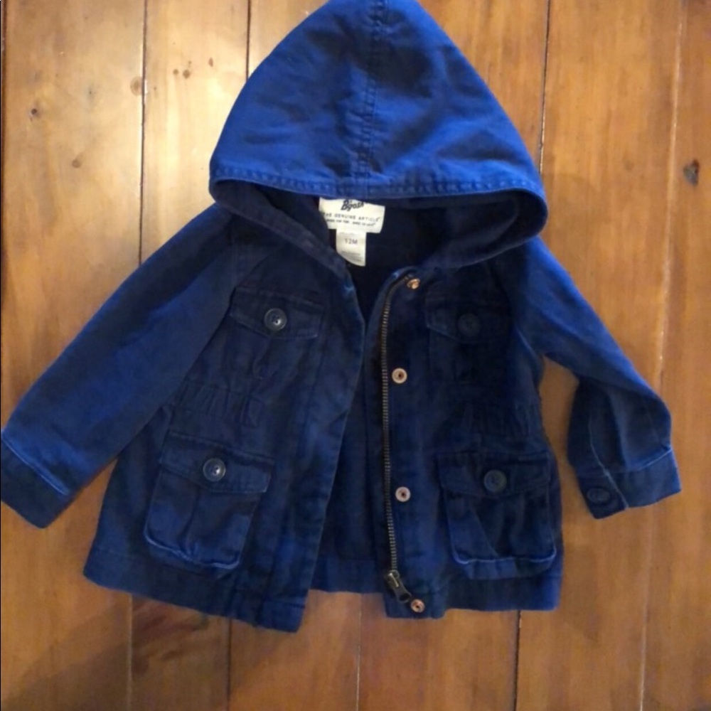 Osh Kosh navy blue field jacket 12M